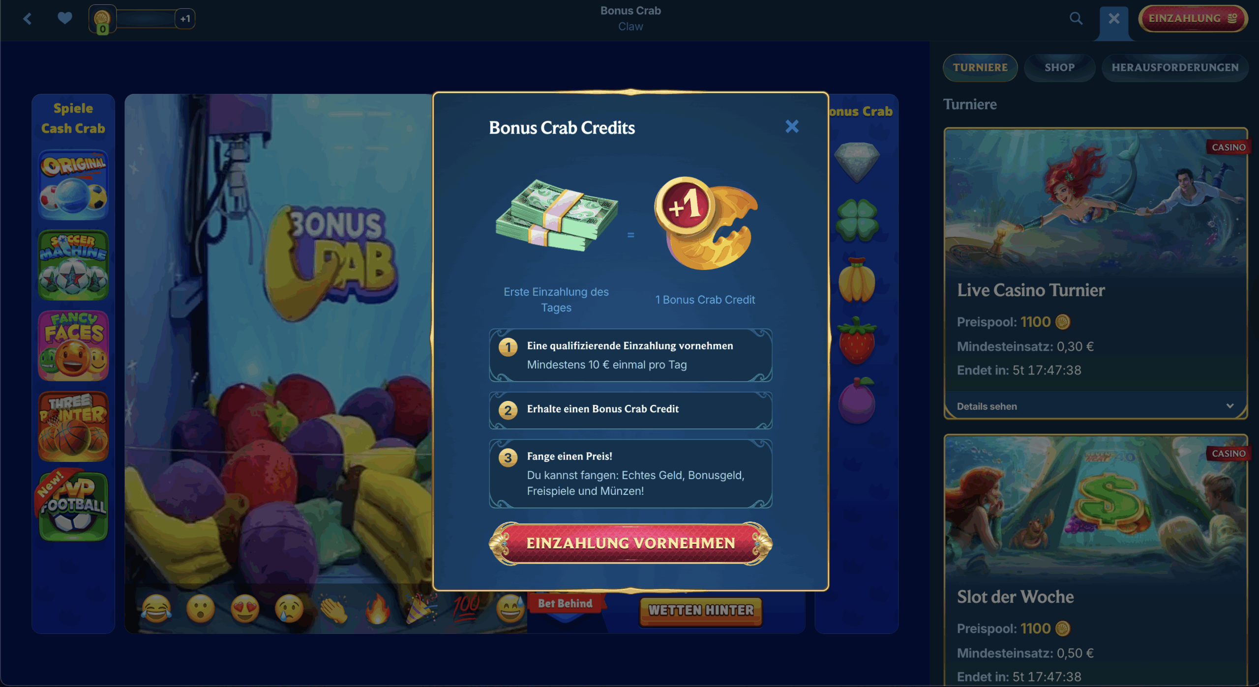 AquaWin Casino Online Bonus-Shop